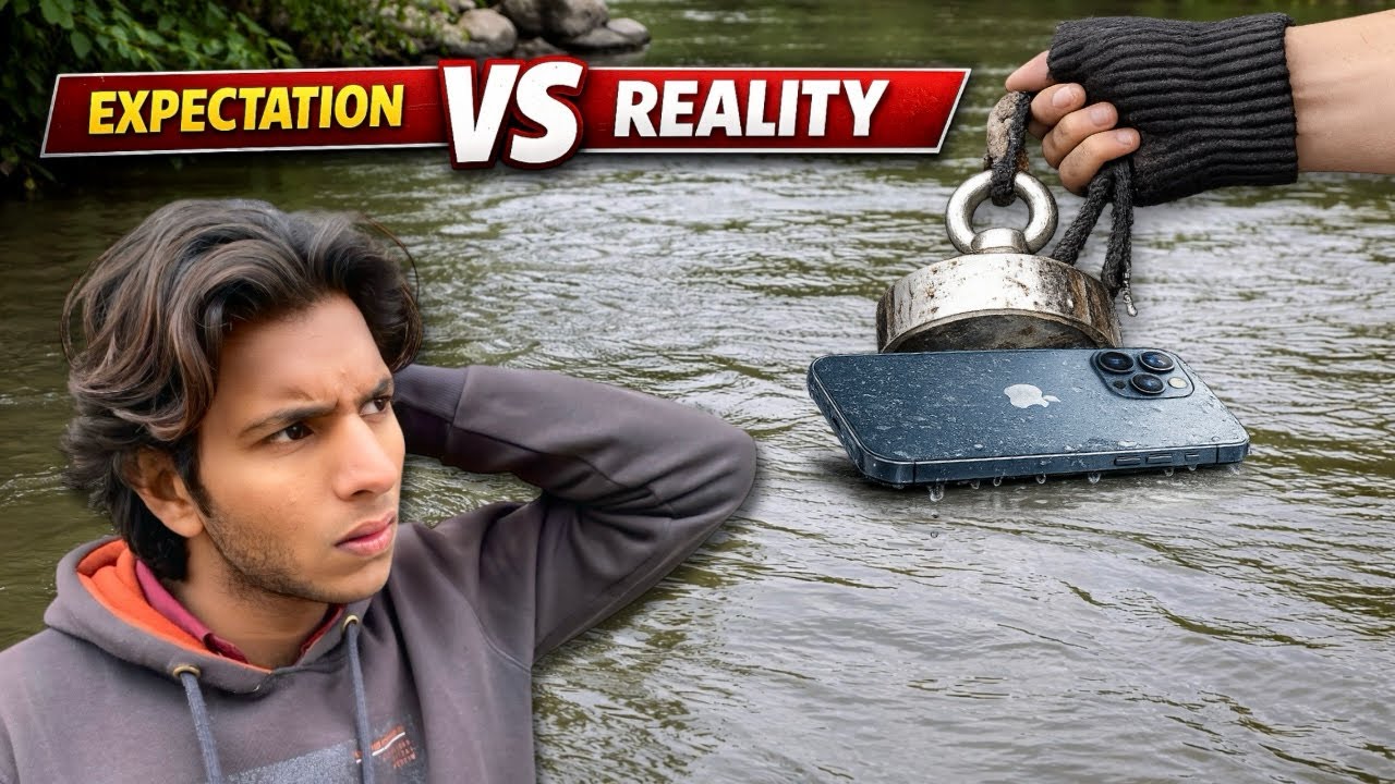 Magnet Fishing in River | Expectation vs Reality | Prince Baisla