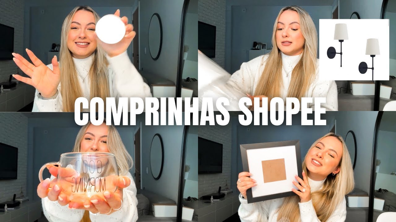 COMPRINHAS DA SHOPEE | CASA E DECORAÇÃO 🏠
