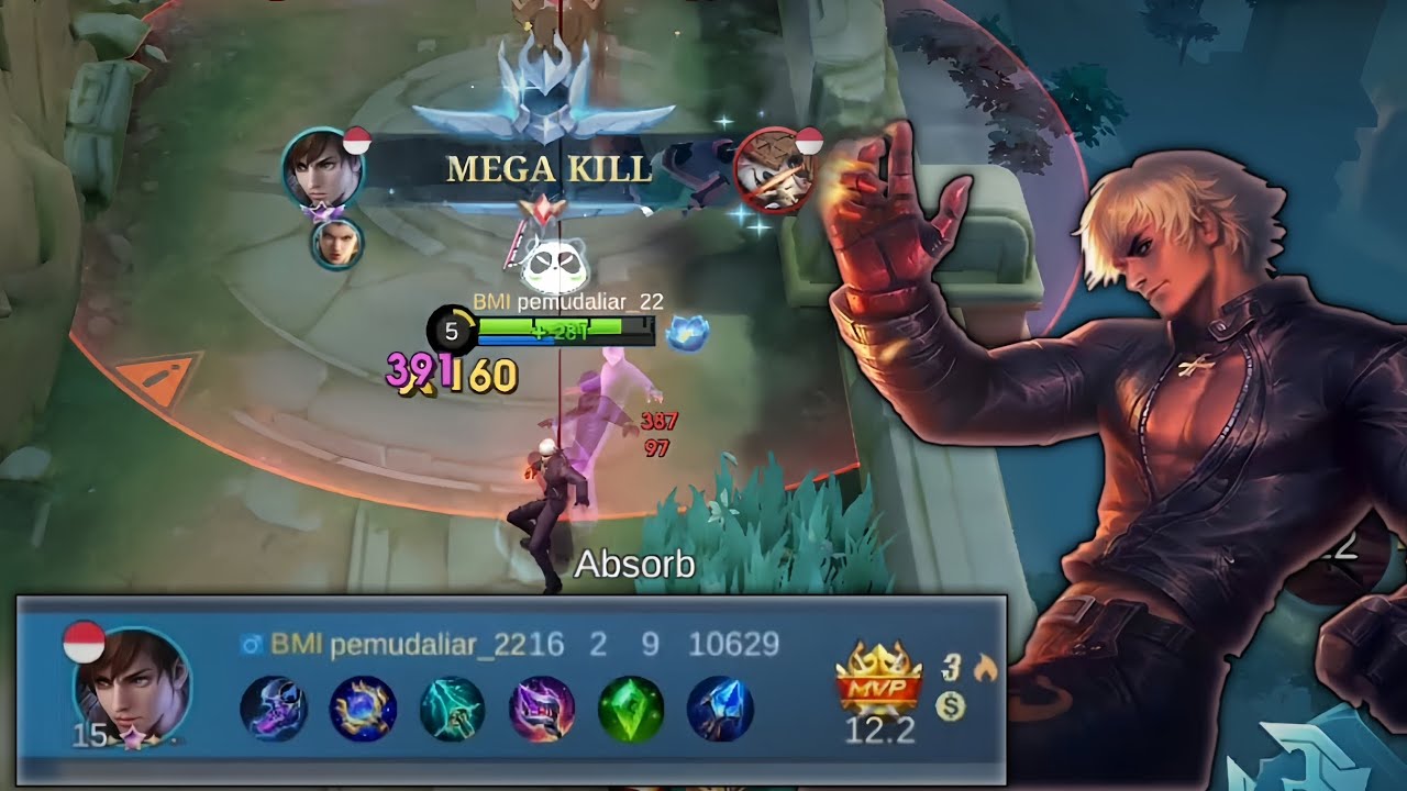 GUSION  PENGGENDONG HANDAL | GUSION HYPER CARRY | MobileLegends
