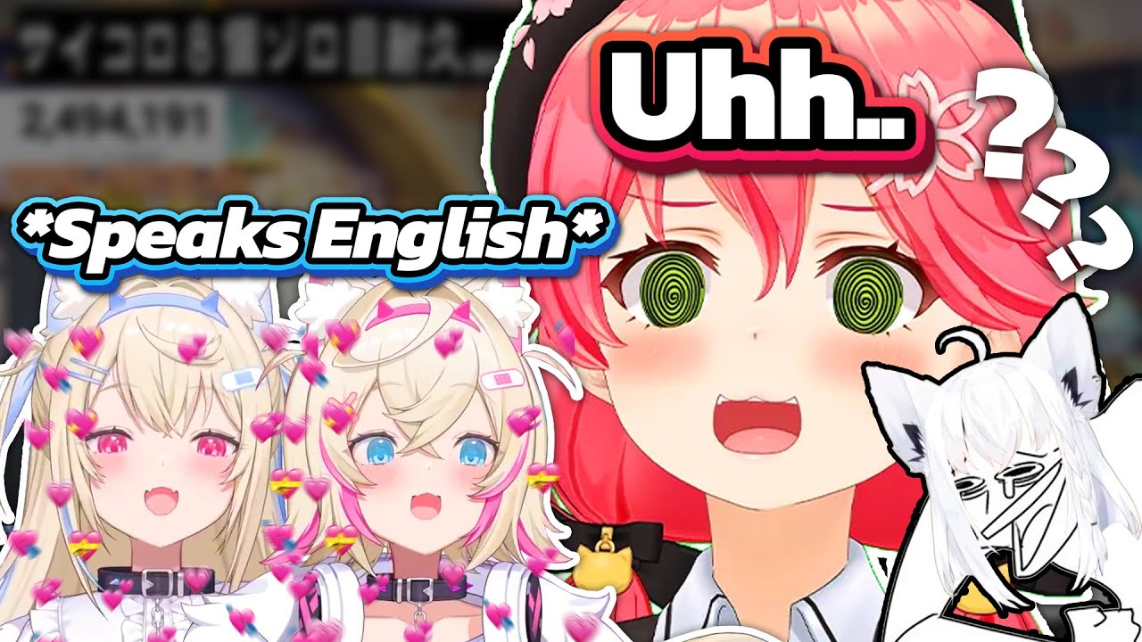 FUWAMOCO tried to speak Elite English with Miko and it's so HILARIOUS