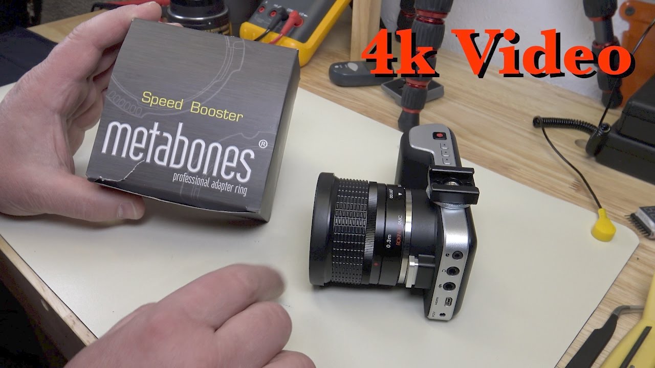 Metabones Speed Booster Unboxing and Mounting on BMPCC
