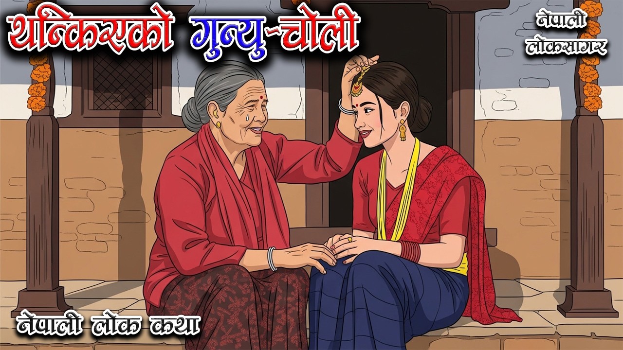 थन्किएको गुन्यु-चोली | Nepali Lok Katha: Sasu-Buhari Story | नेपाली लोककथा