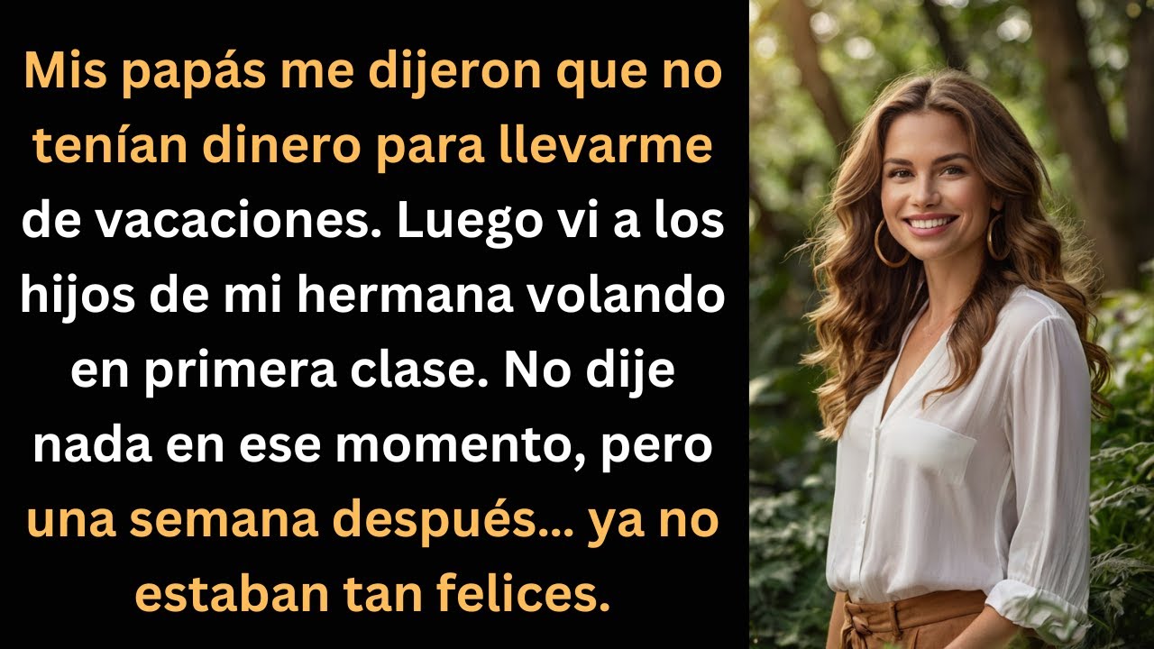 Mis papás dijeron que no había dinero… pero vi algo en el aeropuerto que lo cambió todo