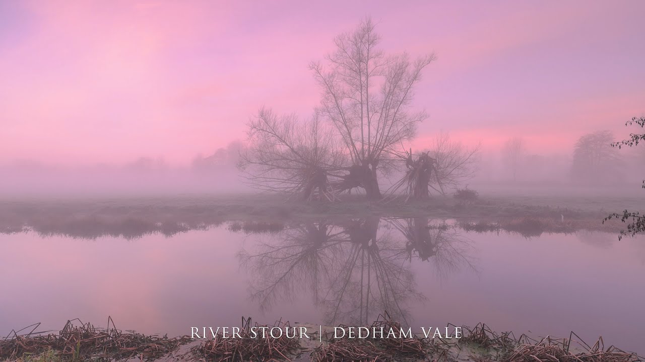 Scenic sunrise on the River Stour | Dedham Vale | Essex Suffolk border |