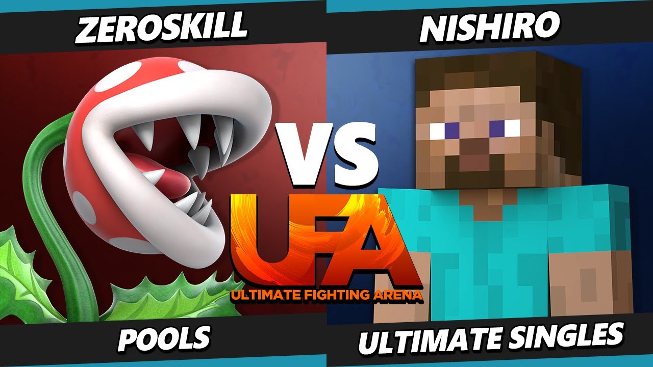UFA 2023 - ZeroSkill (Piranha Plant) Vs. Nishiro (Steve) Smash Ultimate - SSBU
