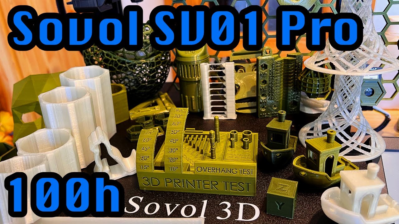 Sovol SV01 Pro 100 Hours TEST 3d Print ASMR #DIY #DoItYourSelf #Simple