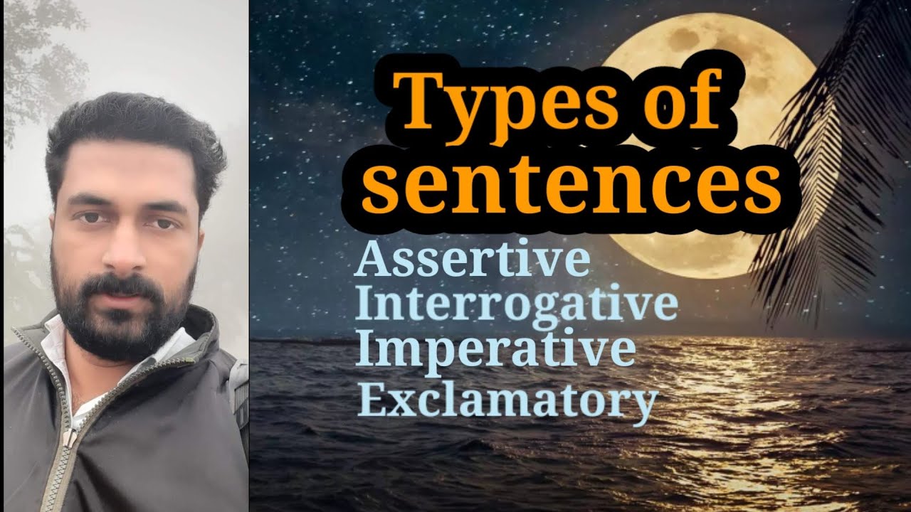 Types of Sentences |Assertive | Interrogative | Imperative | Exclamatory |English Grammar |Malayalam