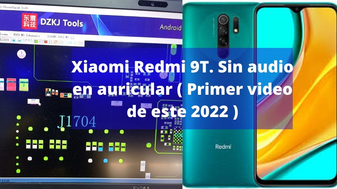 Xiaomi Redmi 9T. Sin audio en auricular.
