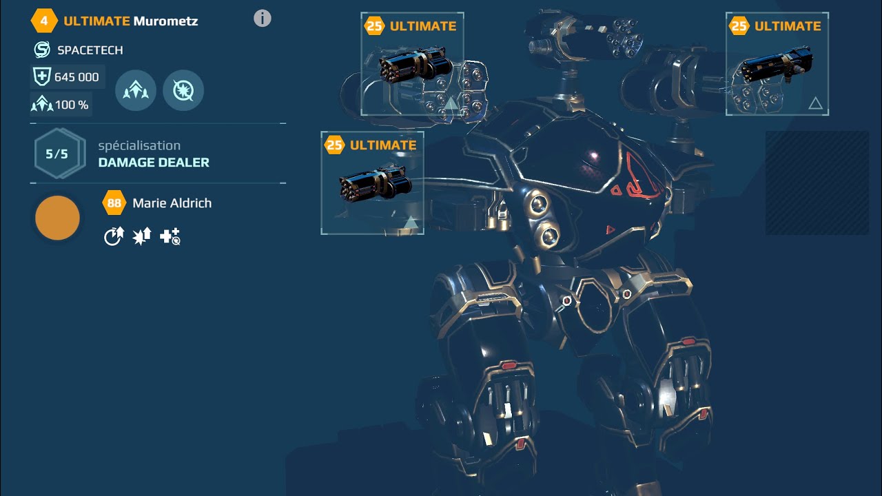 ULTIMATE BULAVA AND KISTEN ULTIMATE MUROMETZ (WAR ROBOT TEST SERVEUR)
