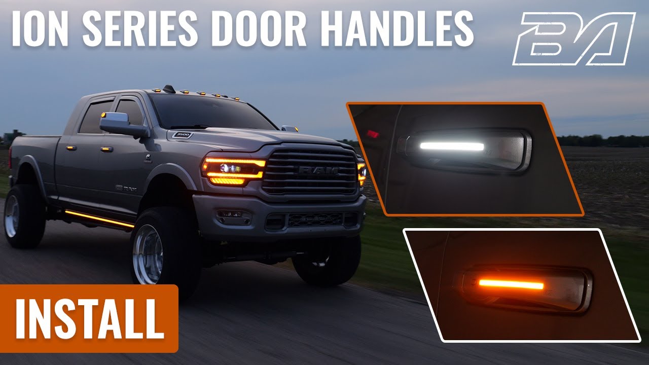 Boost Auto ION Series Light Up LED Door Handles Installation | 2019-2024 5th Gen Dodge Ram 2500/3500