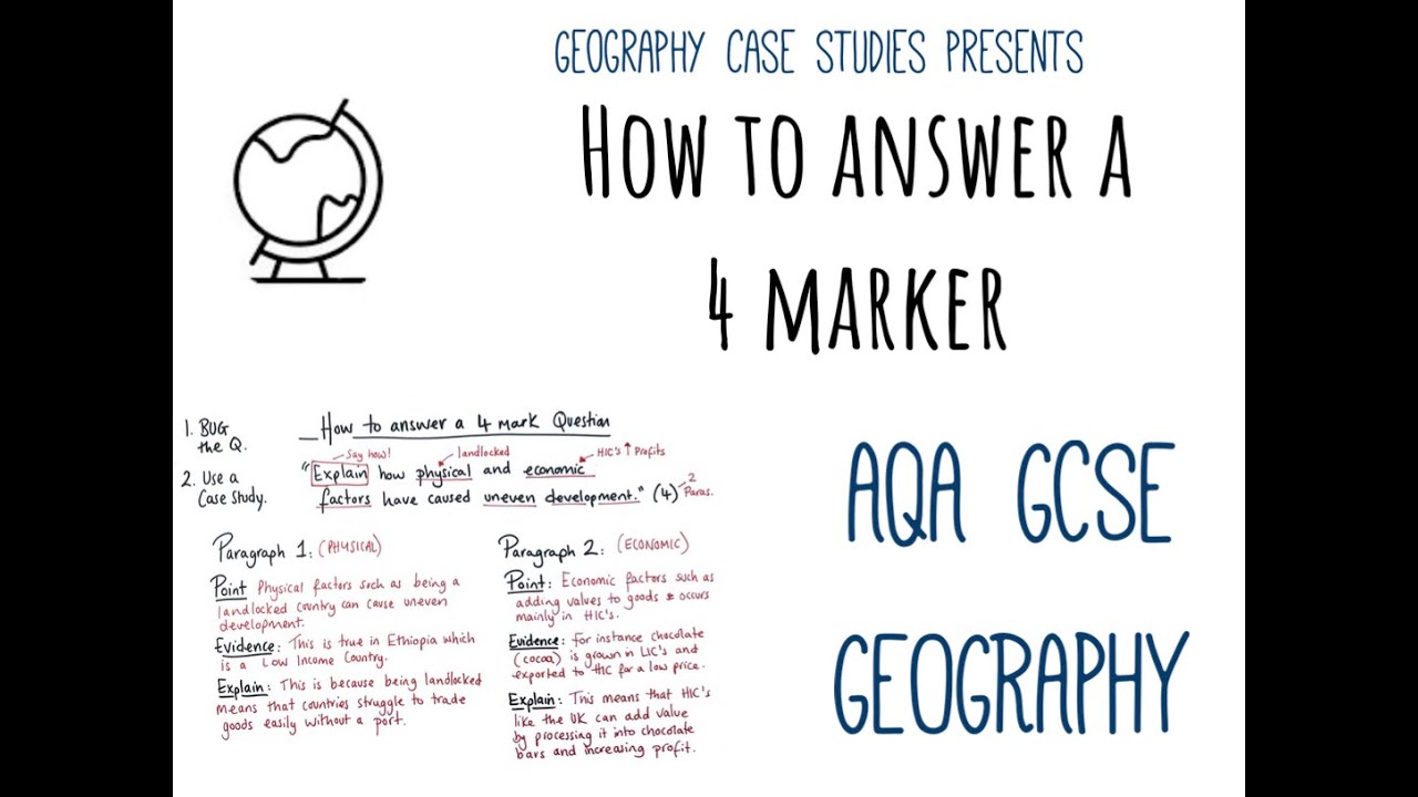How to answer a 4 mark question in GCSE Geography (AQA)