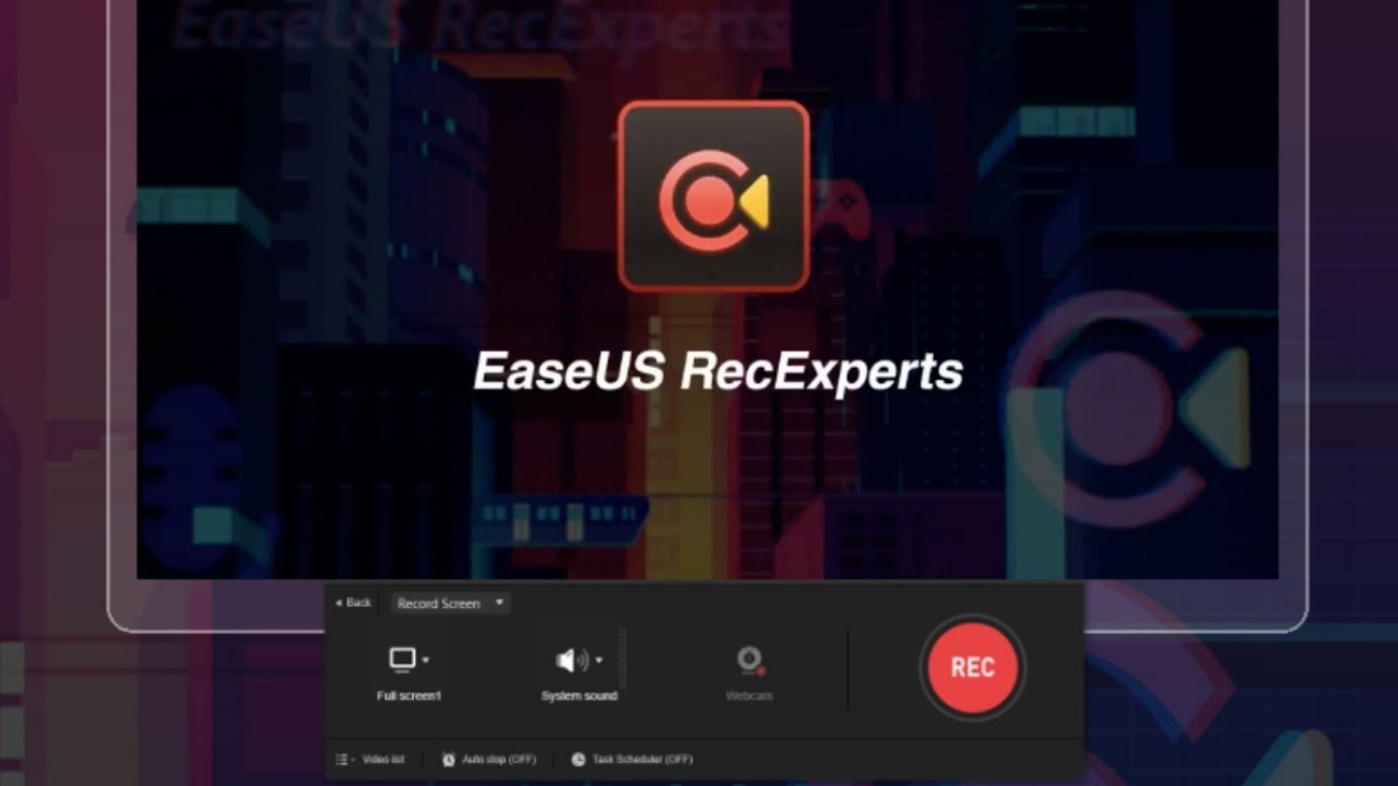 Come registrare lo schermo del PC [+WEBCAM] - EaseUS RecExperts