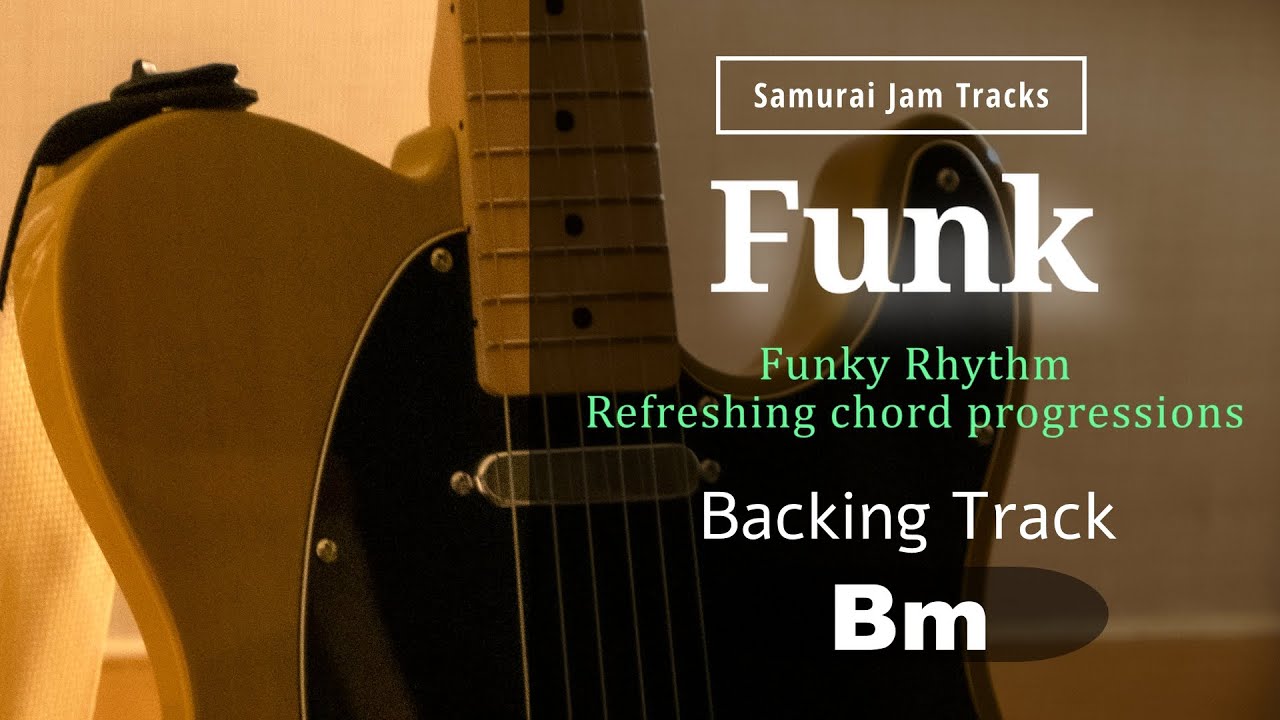 Smooth Funk Guitar Backing Track in B minor