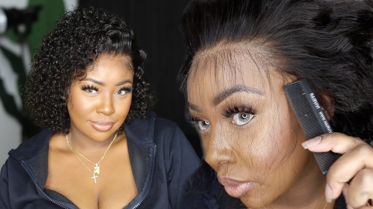 TEXTURE! Curly Wig Short Pixie Cut| Lace Cut Tips, No Glue, Easy Install | Hairvivi