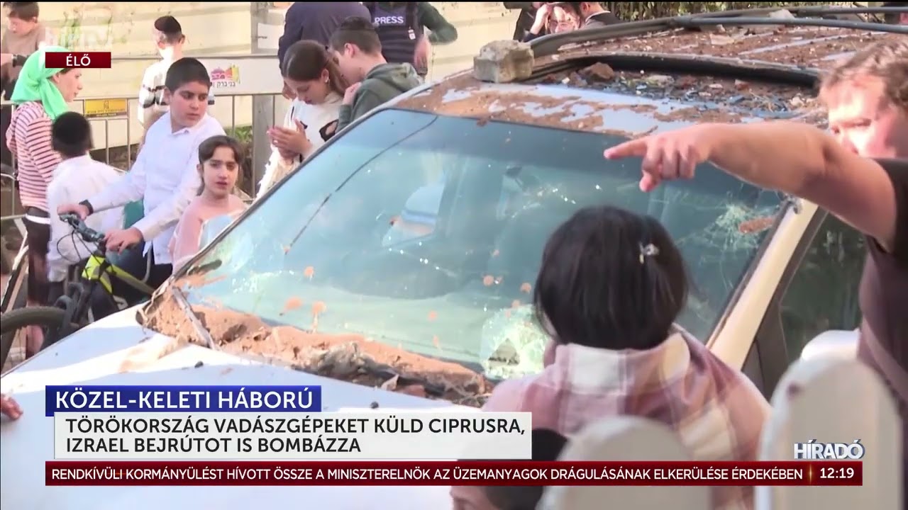 Törökország vadászgépeket küld Ciprusra, Izrael Bejrútot is bombázza - HírTV