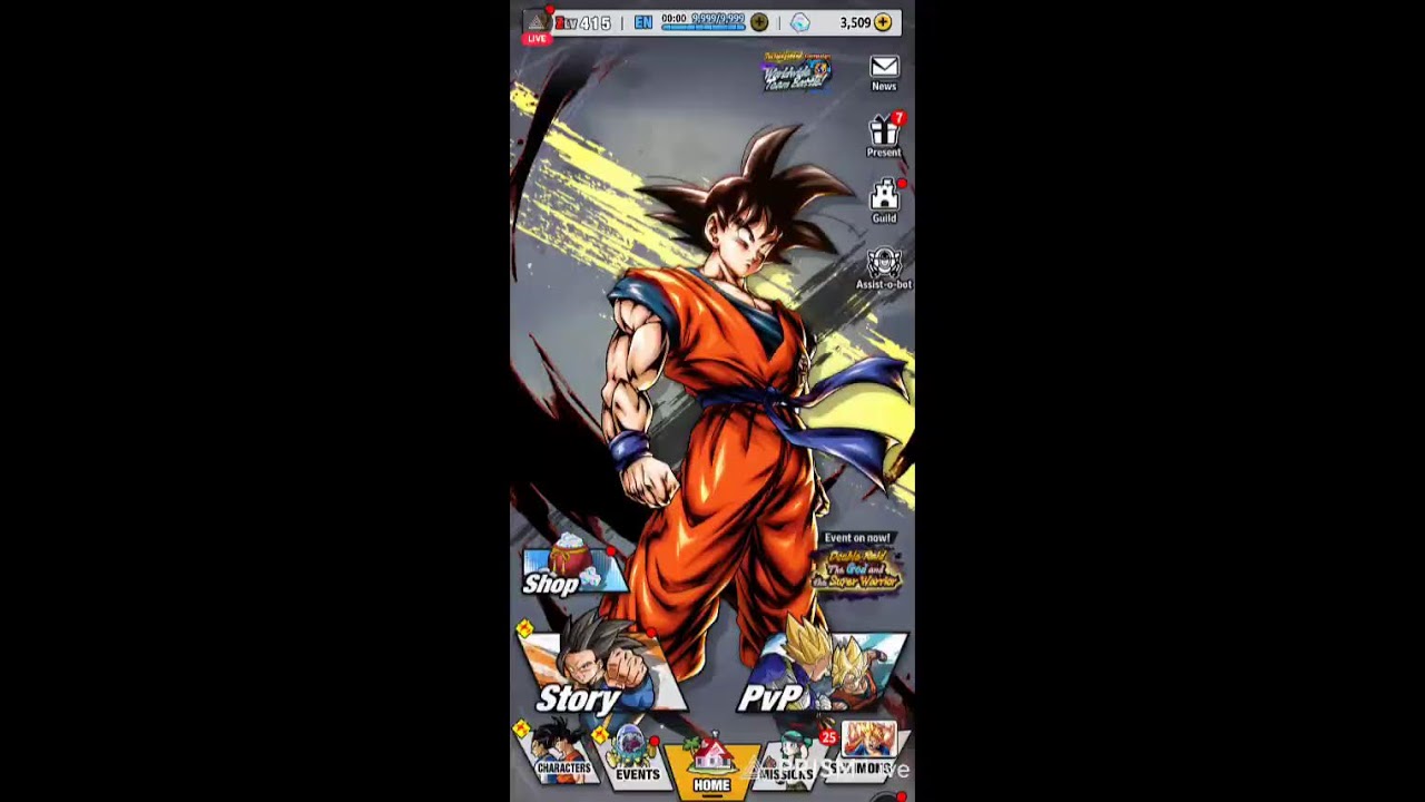 Live pvp rank push and friend battle 😍| dragon Ball legend