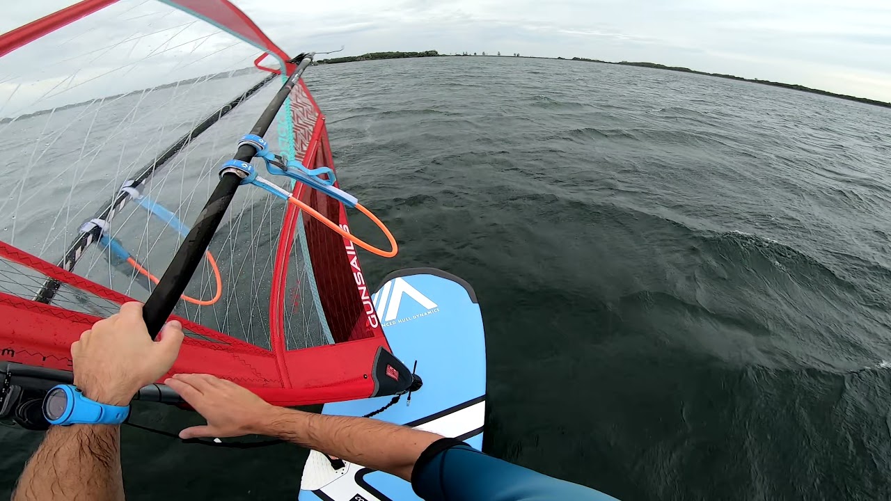 Windfoiling in strong winds