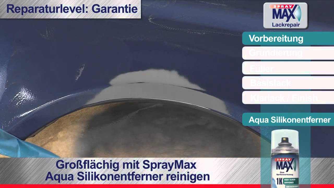 Spraymax - Lackreparaturart Metall - Reparaturlevel Garantie
