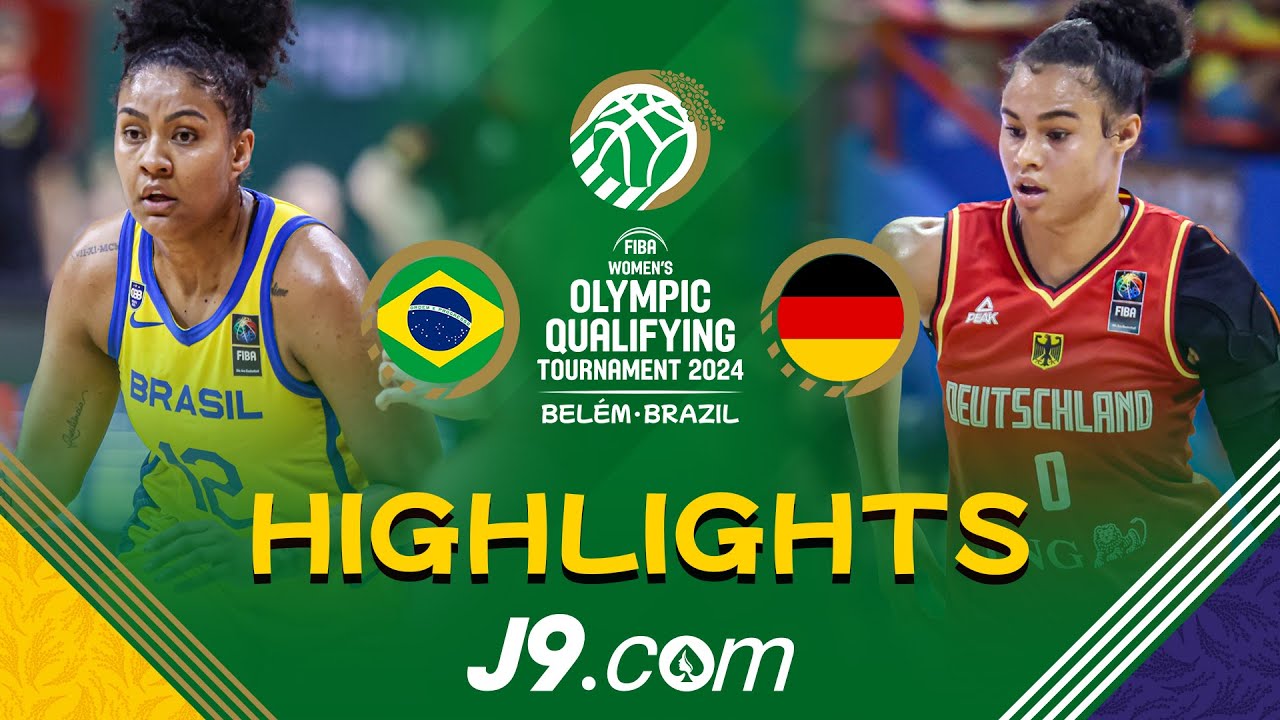 Germany survive against Brazil to book Paris 2024 ticket! | J9 Highlights | FIBA Women's OQT 2024