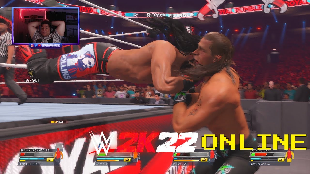 Этот парень заставил всех участников матча сходить с ума — WWE 2K22 Online