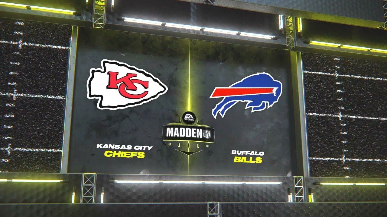 Madden NFL 24 - Kansas City Chiefs Vs Buffalo Bills Simulation AFC Divisional Round PS5 Gameplay