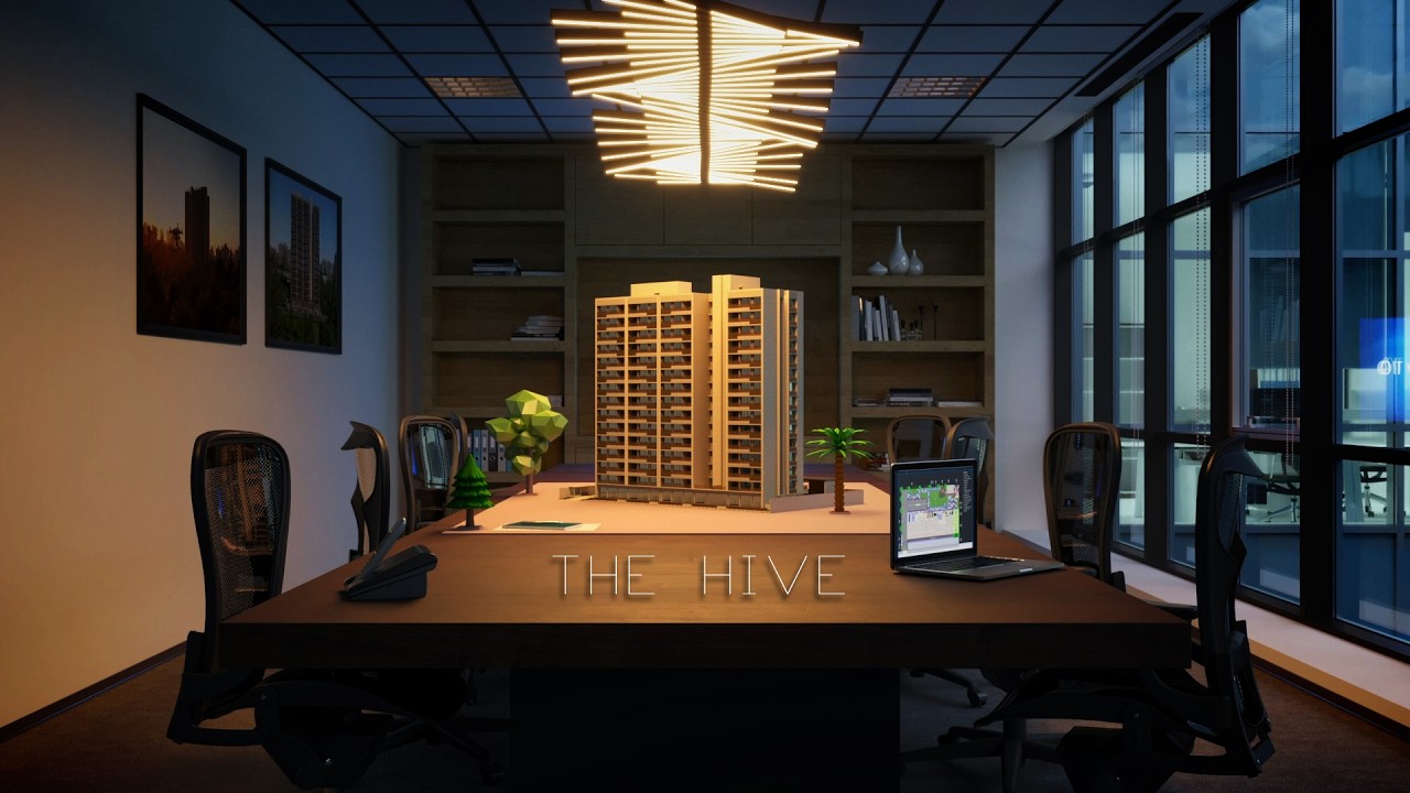 THE HIVE _ EDGE DESIGN #3d #walkthrough #animation #realstate #edgedesign