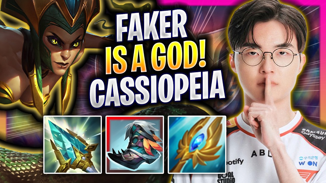 FAKER IS A GOD WITH CASSIOPEIA! - T1 Faker Plays Cassiopeia MID vs Ahri! | Season 2026