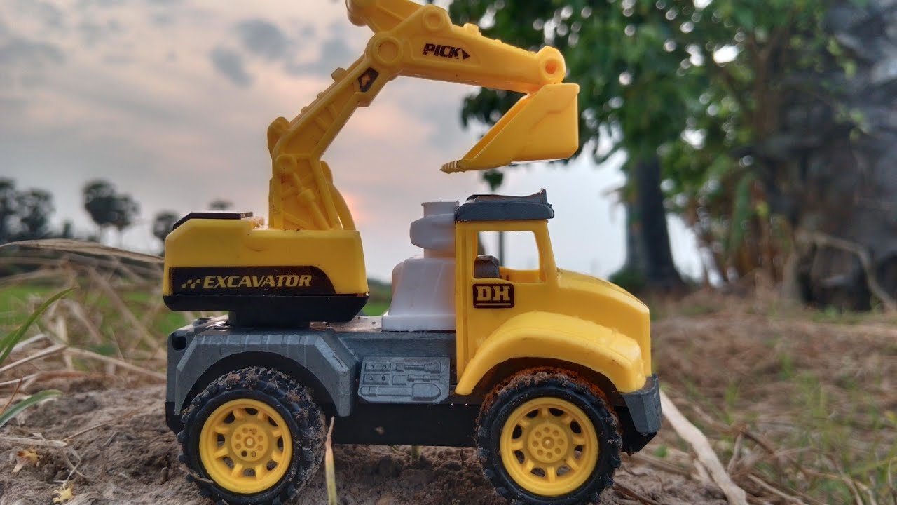 ASMR ✓ I cleaned the excavator to remove mud and dirt 