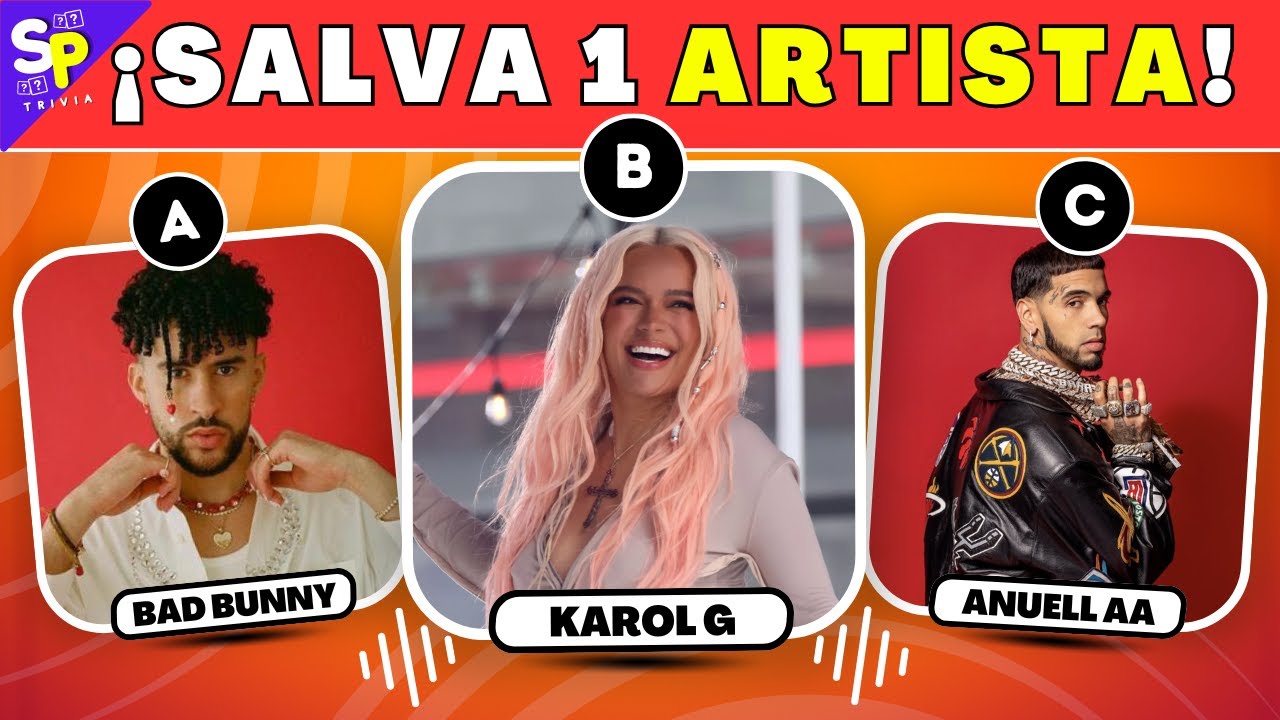 🎶 Salva a tu Artista Favorito 😰🎸 | Especial Música 🎤🤩 | StarPop - Trivia