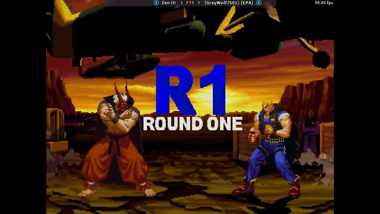 Fightcade 2 Garou MOTW Zen III (Колумбия) против [GrayWolf7501]-[EPA] (Мексика)