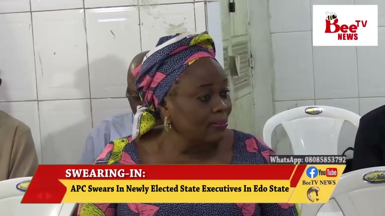 ‎APC Swears In Newly Elected State Executives In Edo State.