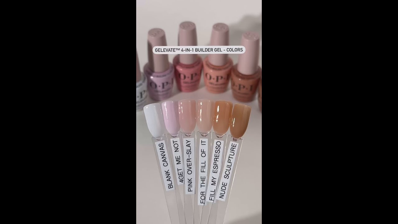 Spotlight on our 6 neutral GELevate 4-in-1 Builder shades! 🌟 Which one are you using? 