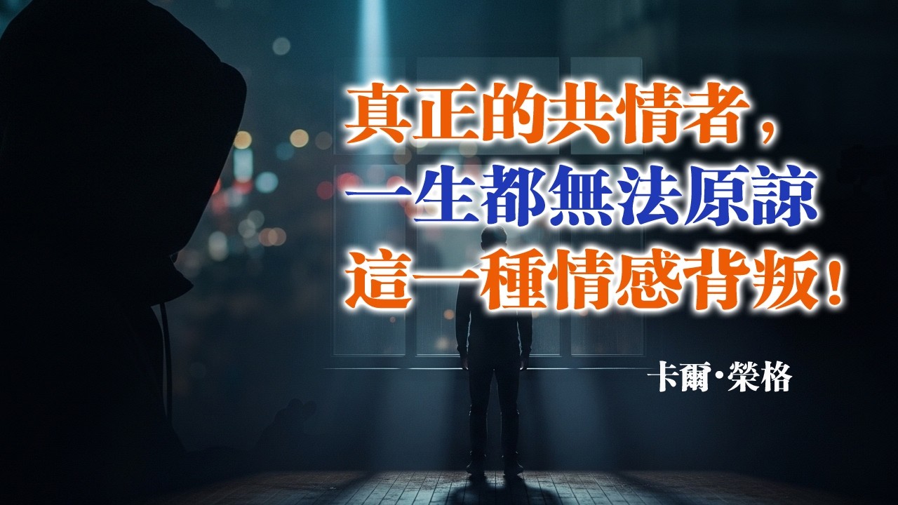 真正的共情者，一生都無法原諒這一種情感背叛！ 卡爾·榮格