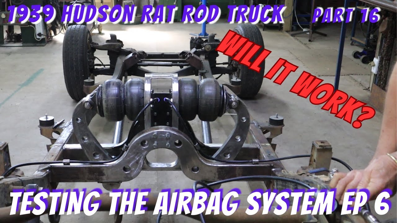Тестируем странную систему подвески с подушками безопасности! Эпизод 6 — Hudson Rat Rod 1939 года...