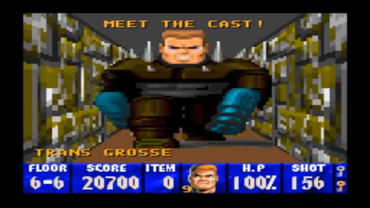 Wolfenstein 3D - SNES VERSION - 4 BOSSES + FINAL BATTLE + ENDING WALKTHROUGH