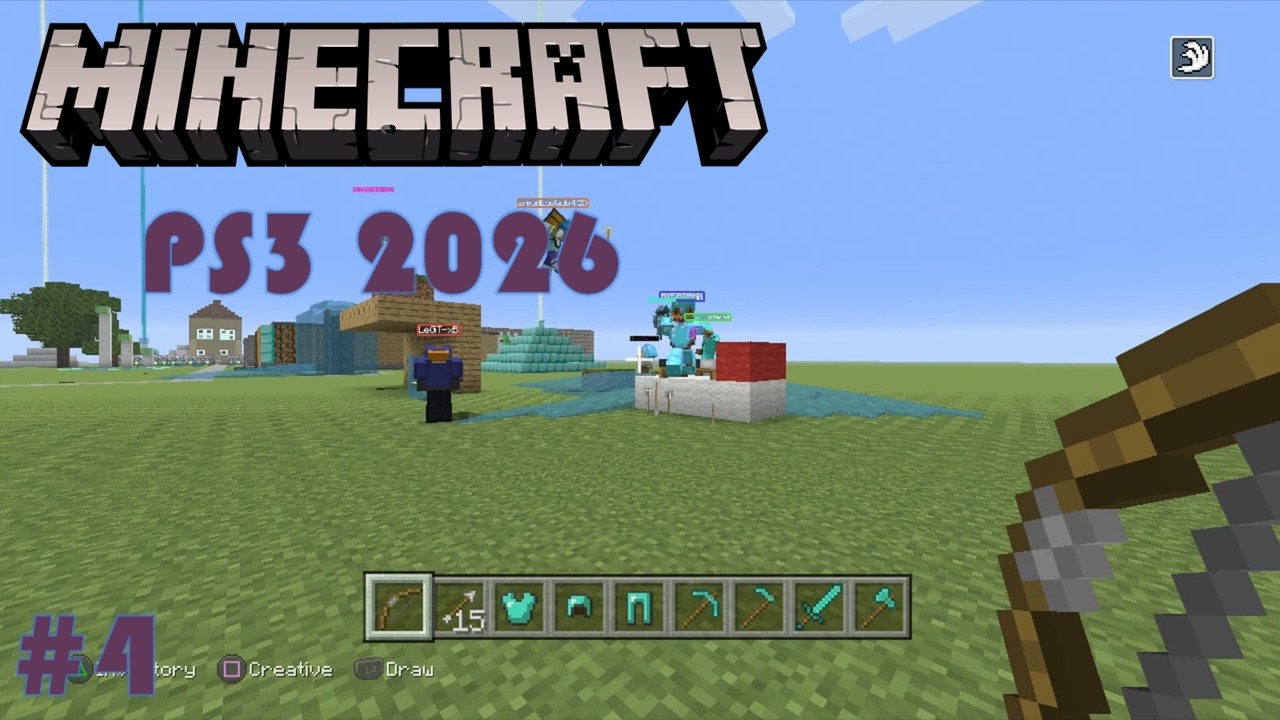 Minecraft: Multiplayer Gameplay 2026 (PS3) #4 (Still Online)