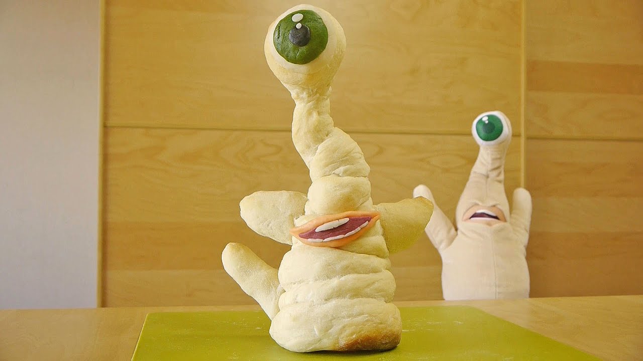 寄生獣 ミギー チョコ コロネ Parasyte Migi Chocolate Cornet Bread