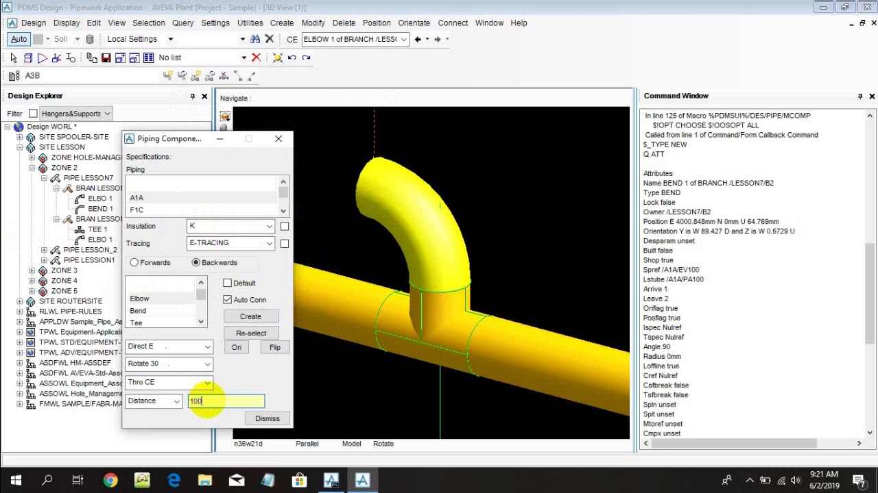 LESSON 7 : HOW TO CREATE SLOPING PIPES AND PIPE PENETRATION