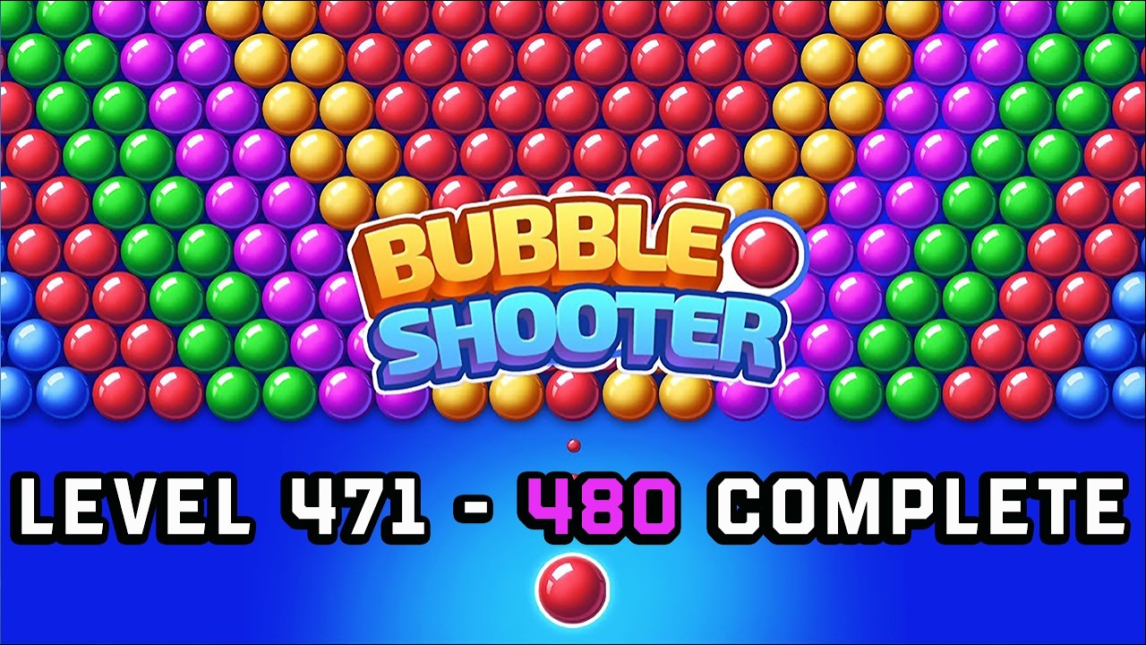 🎯 Bubble Shooter Level 471-480 | Perfect Aim & Full Walkthrough 💥 Bubble Shooter Gameplay | IVYGAMES