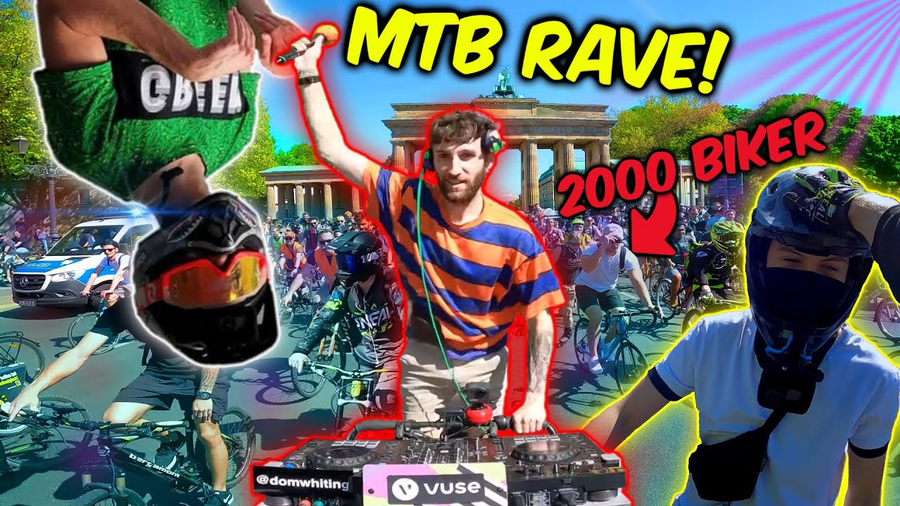 MTB BIKEMEET BERLIN! 2000+ Biker Loveparade Vibes 🥳 mit @NoHandMTB @Wuppetz @Dom Whiting