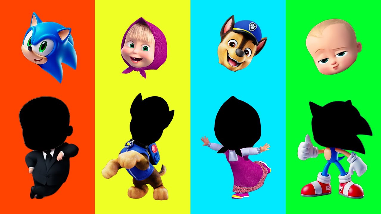 Wrong eyes👀 NEW EPISODES/Masha x Sonic x Paw Patrol Puzzle Wrong HeadsEYE PUZZLE WORLD