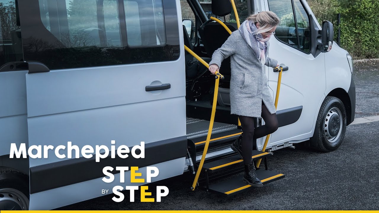 Nouveauté : présentation du marchepied révolutionnaire Step By Step pour minibus TPMR