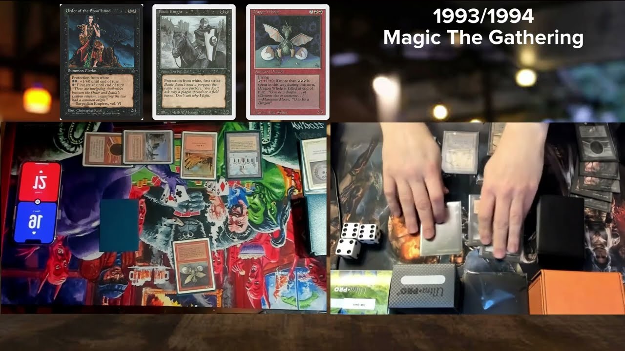 1993/1994 Old School Magic | $100 Budget Mono Black vs Candelabra Dragons | Best of Three