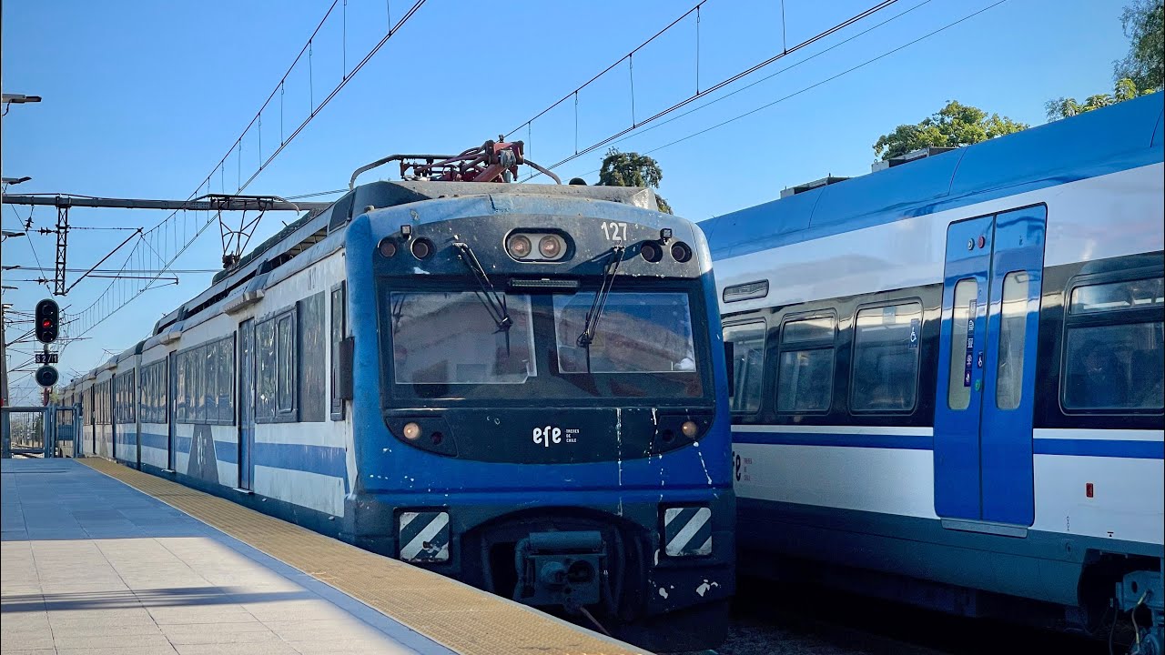 Automotor UT-127 a San Fernando, el último de los 440 en Chile