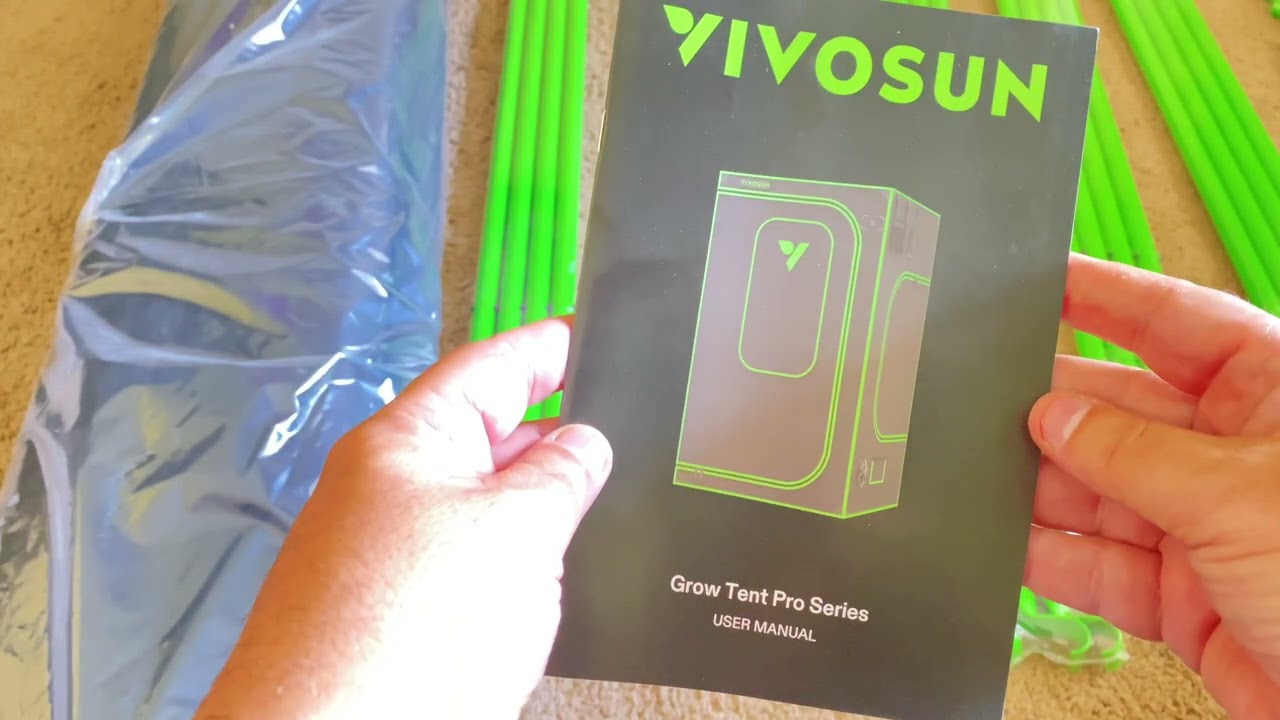 Vivosun Pro 4x4 grow tent assembly.