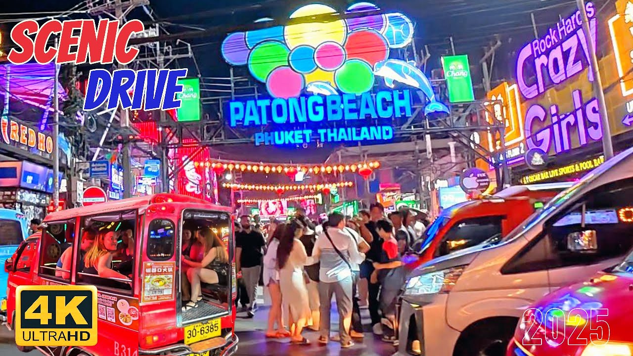 Discover Patong Beach by Car | Phuket Scenic Drive 4K (2025)