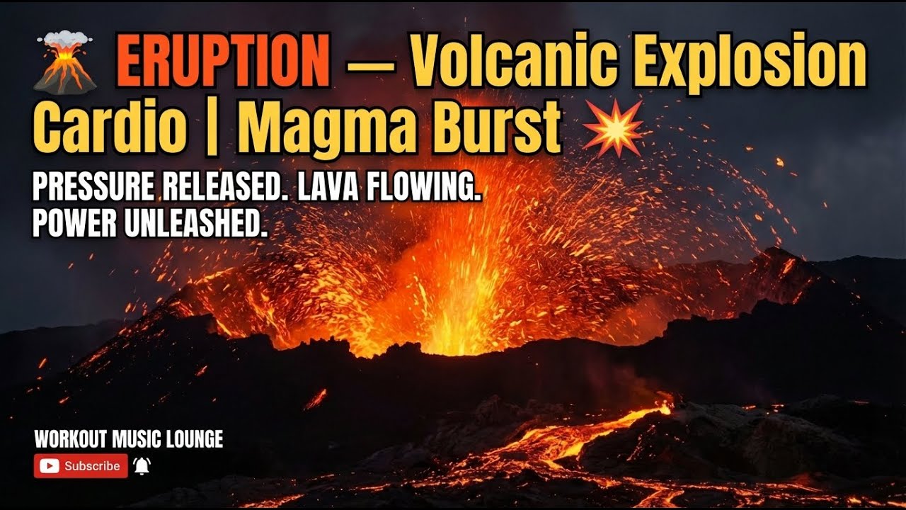 🌋 ERUPTION — Volcanic Explosion Cardio | Magma Burst 💥