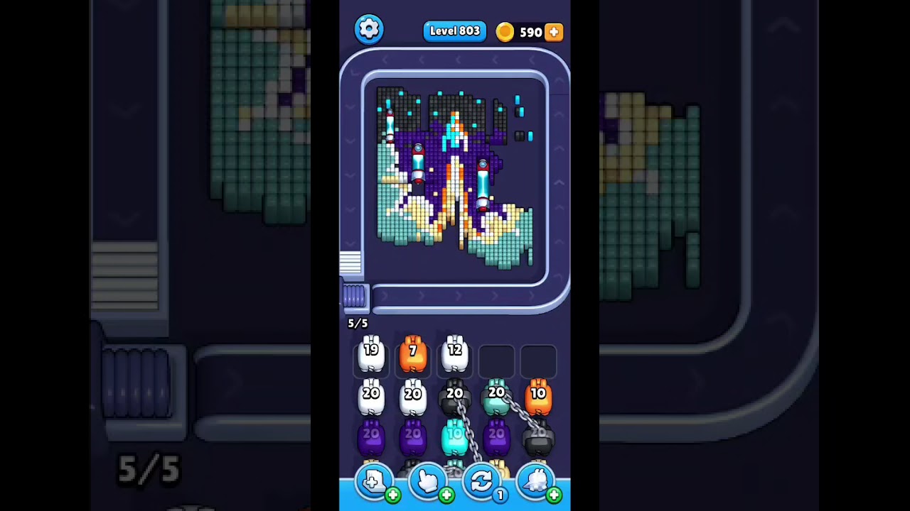 Pixel Flow Level 803 walkthrough (no commentary)
