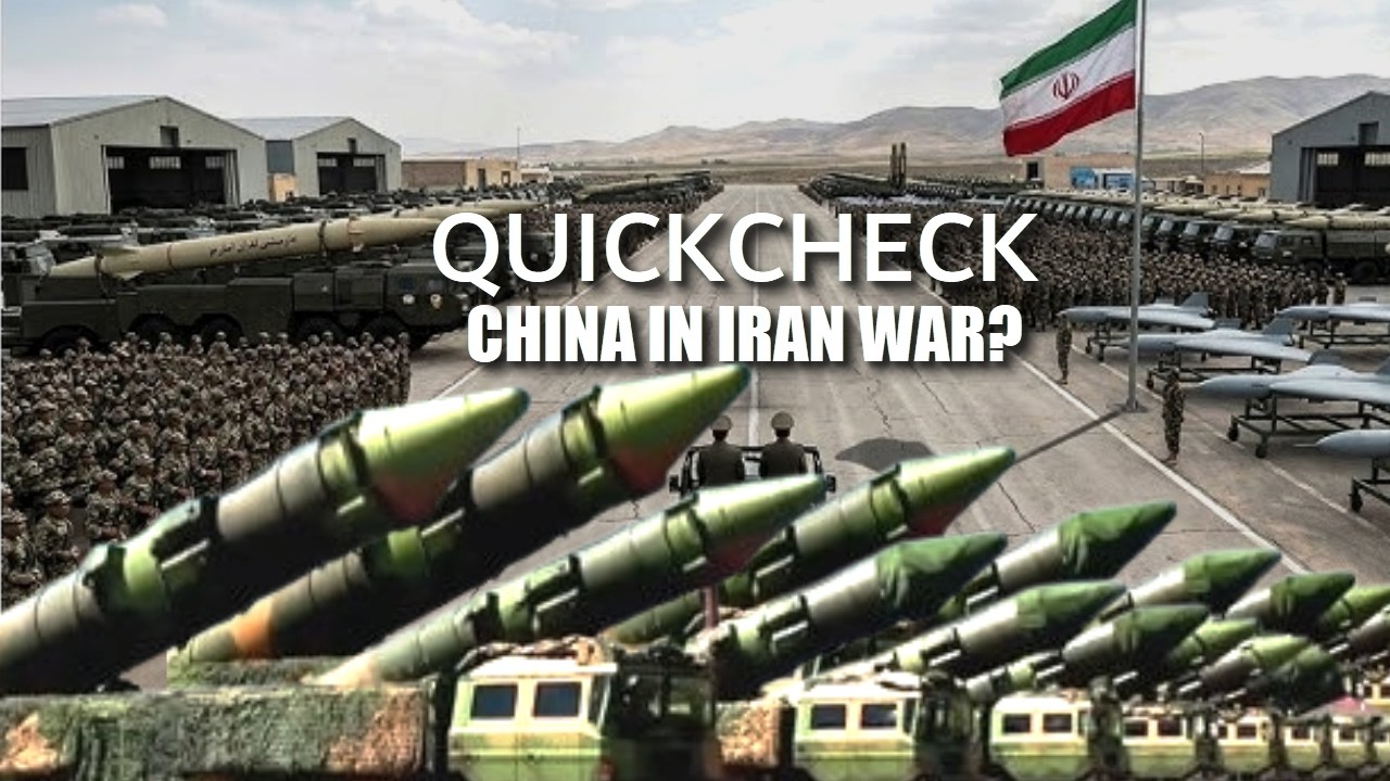 QuickCheck: Направлял ли Китай войска и оружие для поддержки Ирана?