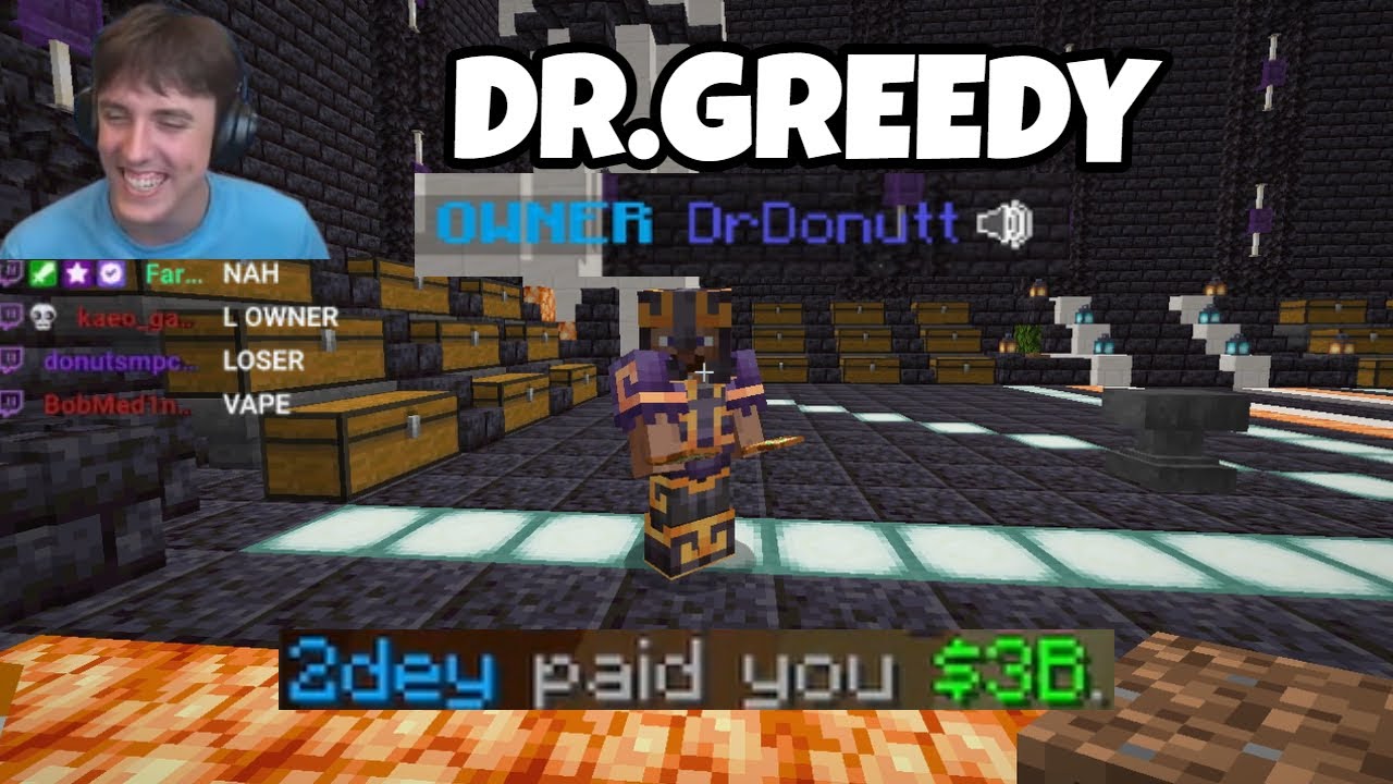 I Paid This Small Streamer 3 Billion Dollars For A Base Rating (DonutSMP)